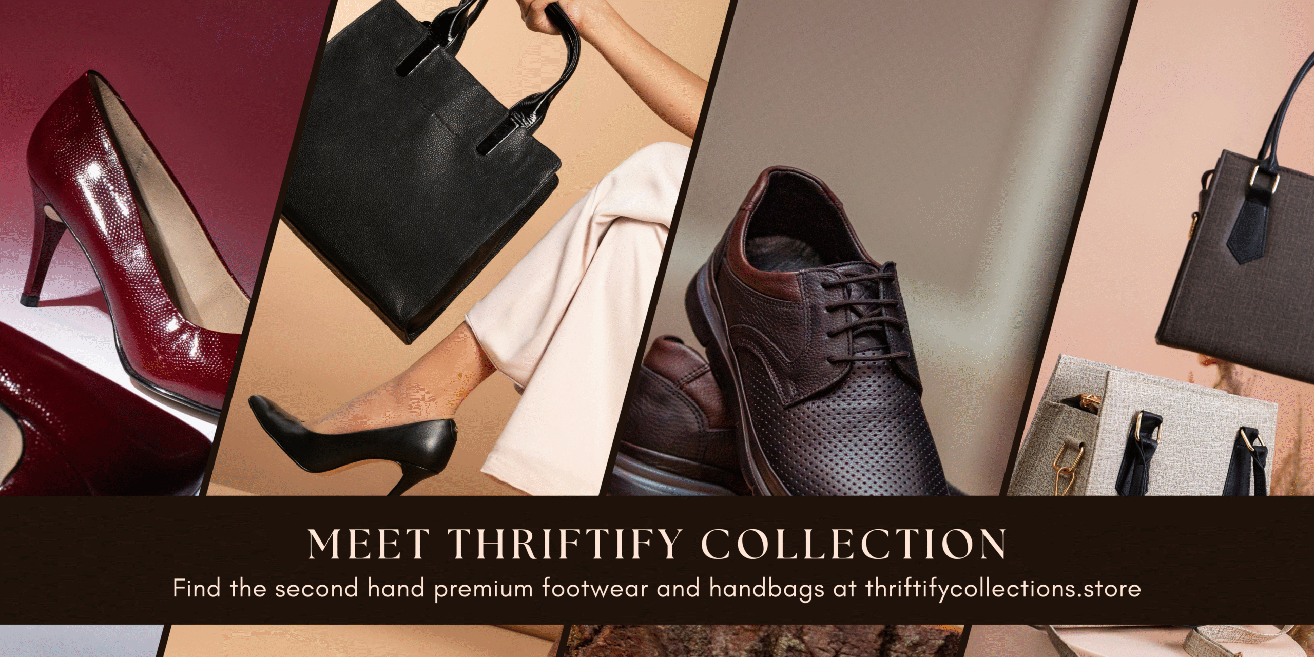 Beige Aesthetic Fashion Clothing Collection Medium Banner